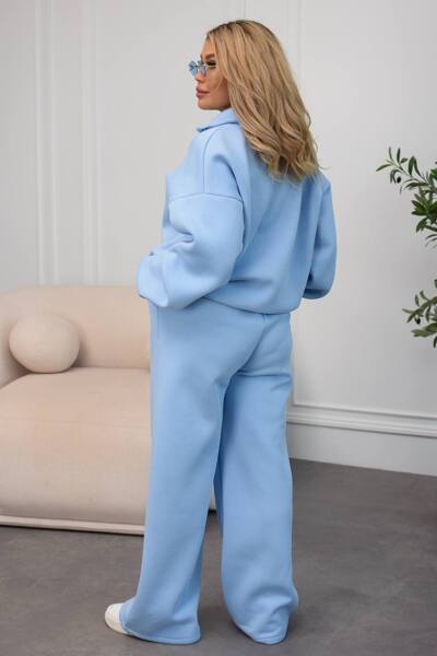 Теплий костюм "Даніела" блакитний
