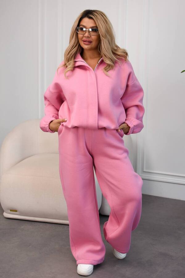 Теплий костюм "Даніела" рожевий