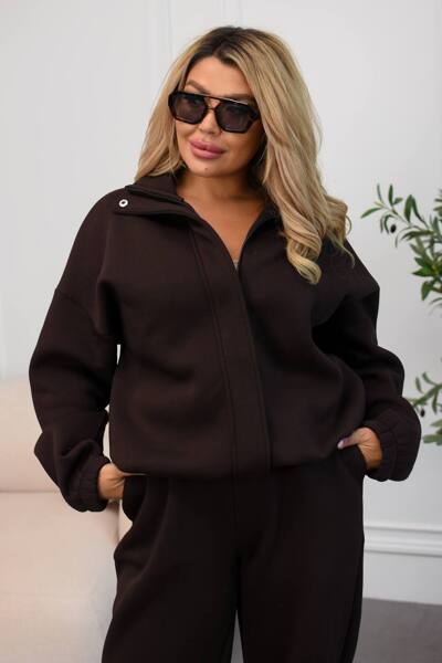 Теплий костюм "Даніела" шоколад