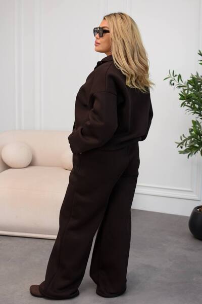 Теплий костюм "Даніела" шоколад