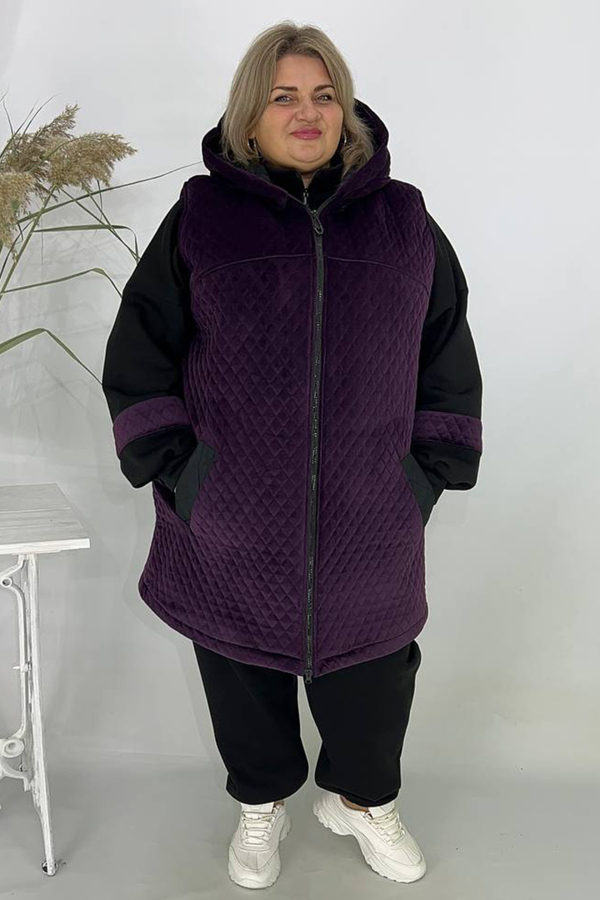 Жилет "Ален" фіолетовий