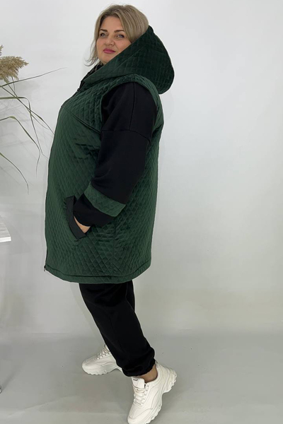 Жилет "Ален" смарагдовий