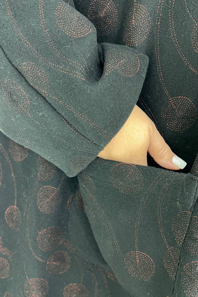 Пальто-пончо "Сицилія" чорне