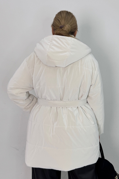 Пуховик "Альма" молоко