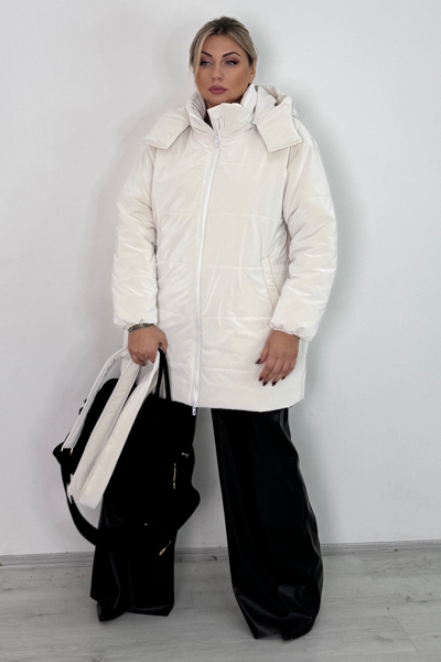 Пуховик "Альма" молоко