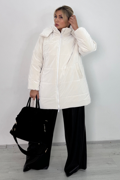 Пуховик "Альма" молоко