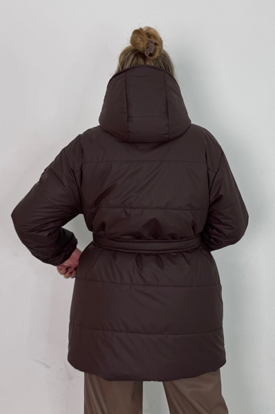 Пуховик "Альма" шоколад
