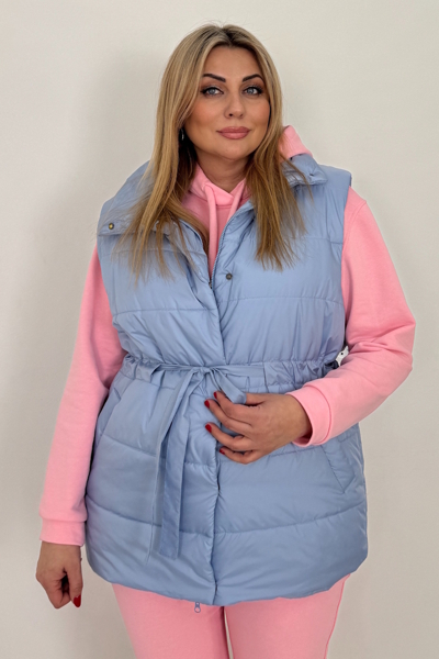 Утеплений жилет "Джад" голубий