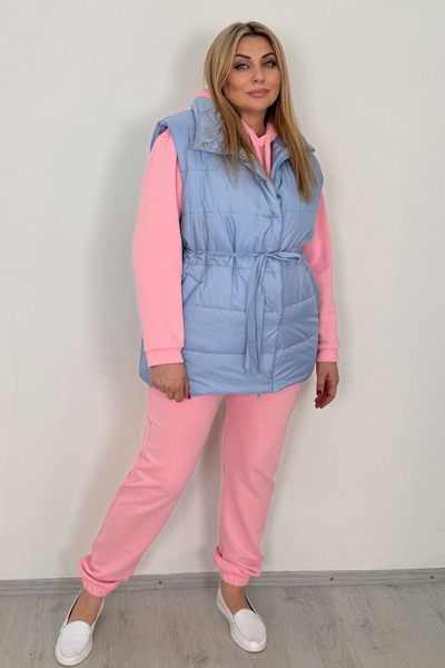 Утеплений жилет "Джад" голубий