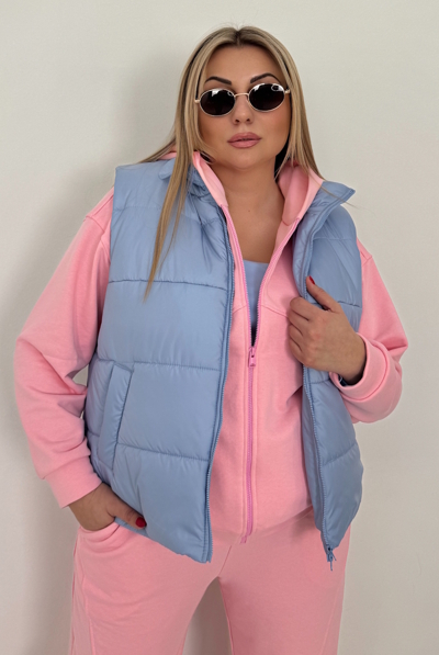 Жилет "Лінзі" голубий
