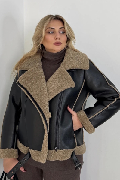 Дублянка "Марго" шкіра чорна-1