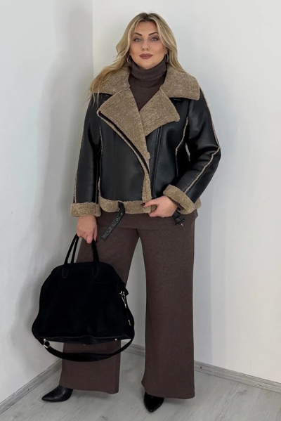 Дублянка "Марго" шкіра чорна-1