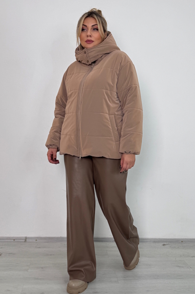 Пуховик "Рейчел" бежевий