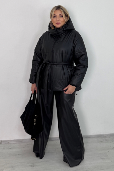 Пуховик "Рейчел" чорний