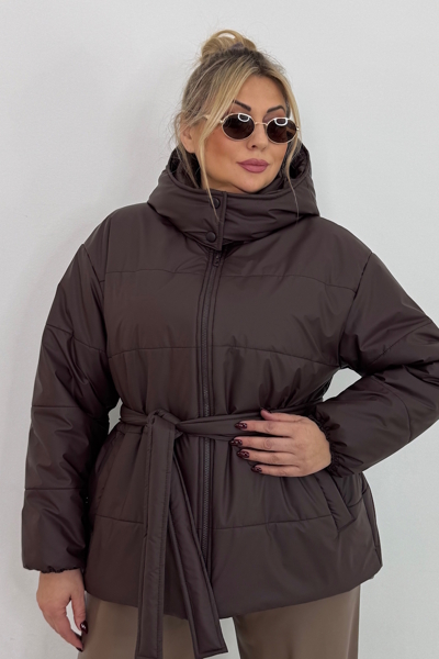 Пуховик "Рейчел" шоколад