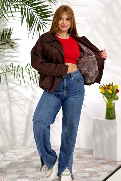 Бомбер "Слава" шоколад