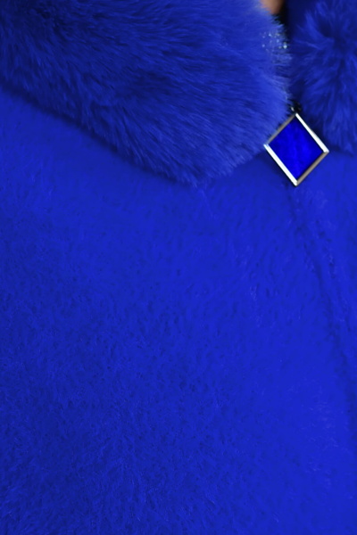 Пальто з альпаки  "Роузі" електрик