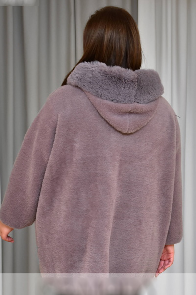 Пальто з альпаки  "Роузі" мокко