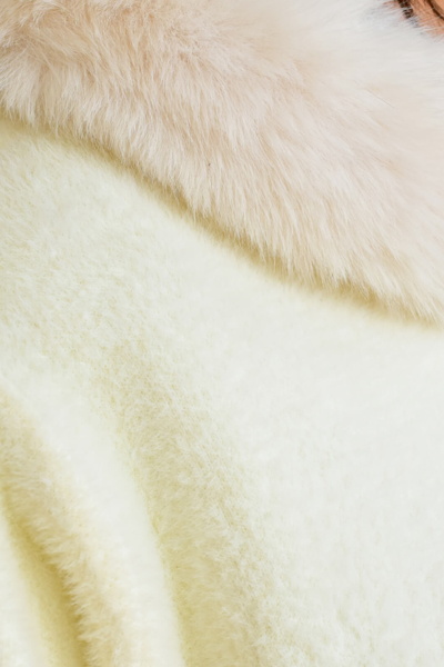 Пальто з альпаки  "Роузі" молоко