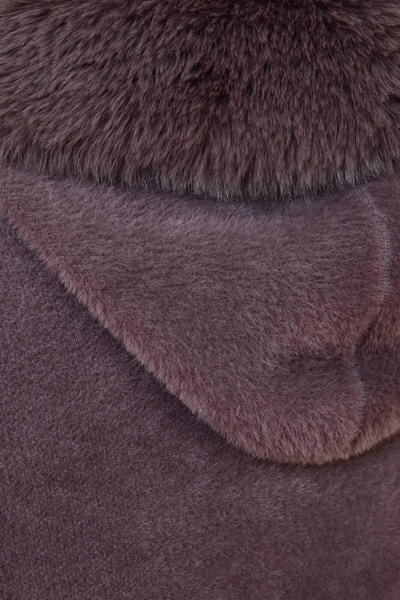 Пальто з альпаки  "Роузі" шоколад