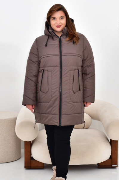 Зимова куртка "Івон" мокко