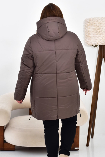 Зимова куртка "Івон" мокко