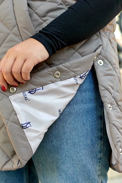 Жилет "Саманта" сірий