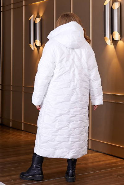 Зимове пальто "Камон" біле
