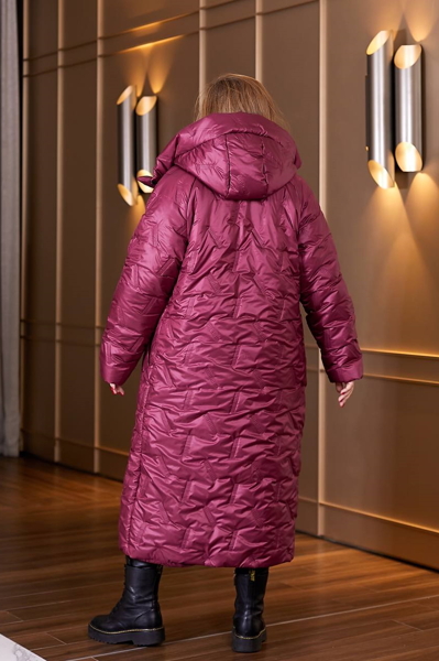 Зимове пальто "Камон" бордо