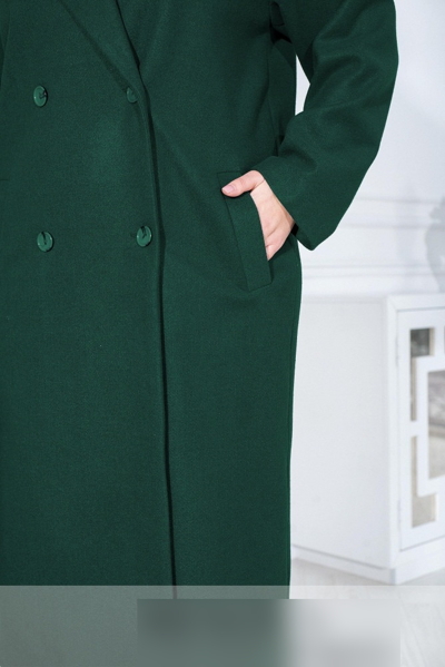 Пальто "Кайлі" зелене