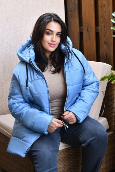 Куртка євро-зима "Ліліан" голуба