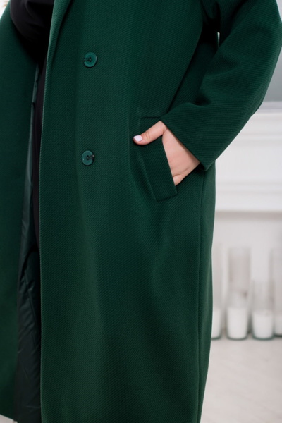 Пальто "Натела" зелене