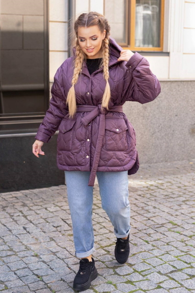 Куртка  "Сара" фіолетова