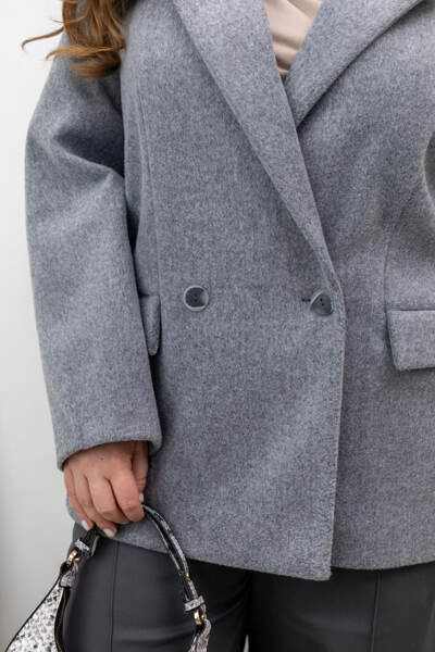 Пальто "Соната" сіре