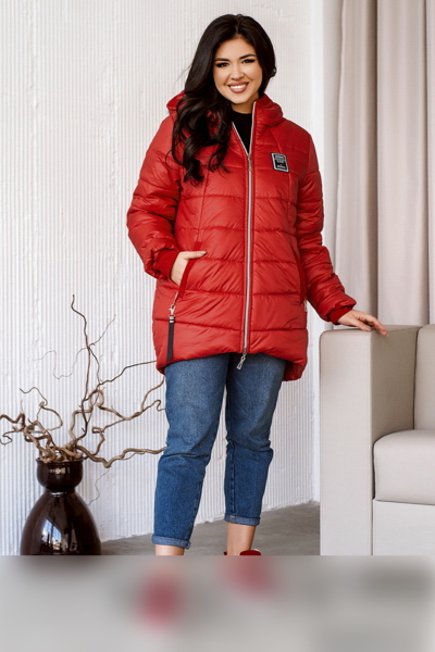Зимова куртка  "Темпл" червона
