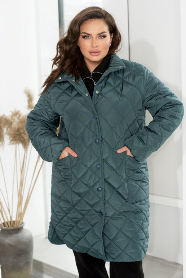 Стьобана куртка "Даніель" зелена