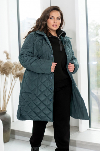 Стьобана куртка "Даніель" зелена