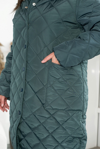 Стьобана куртка "Даніель" зелена