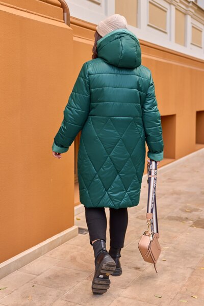 Зимове пальто "Соната" зелене
