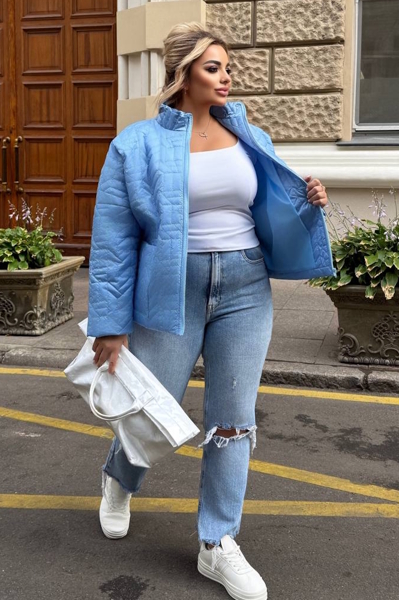 Куртка "Бейла" голуба