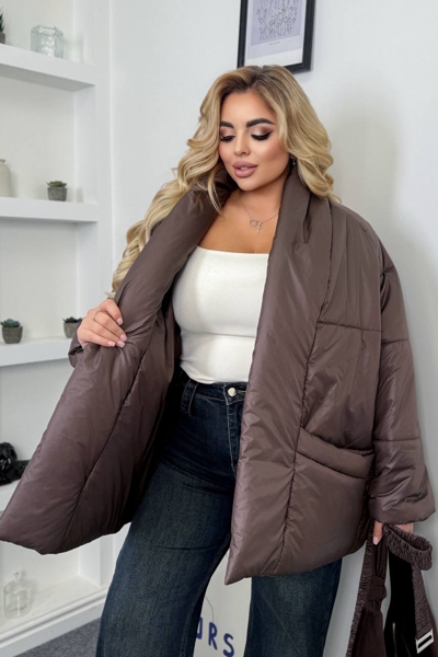 Зимова куртка "Фрея" шоколад