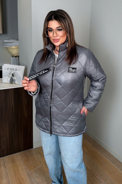 Куртка "Жузель" сіра