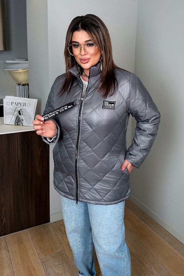 Куртка "Жузель" сіра