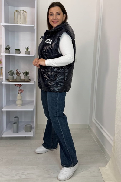 Жилетка "Кеті" темно-синя