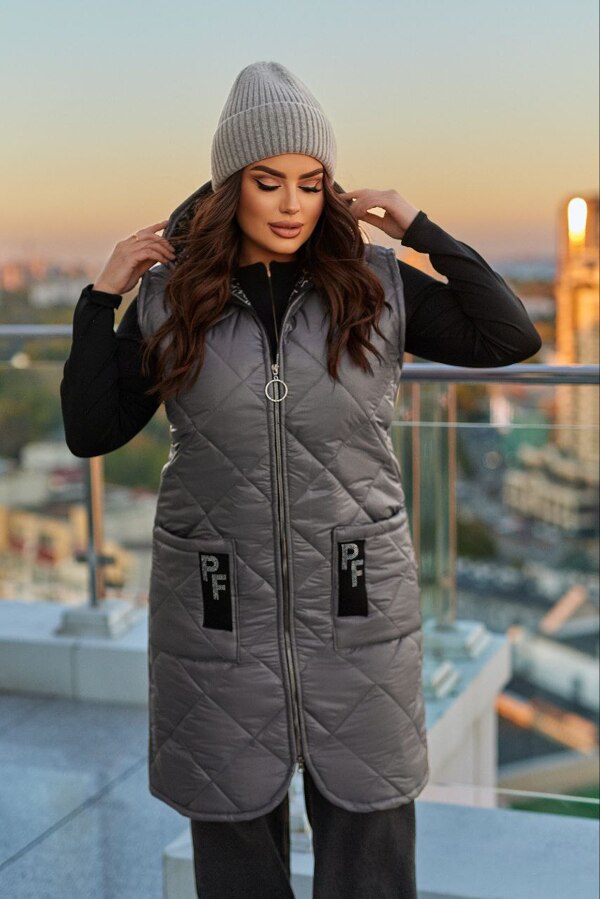 Жилет "Маріель" сірий