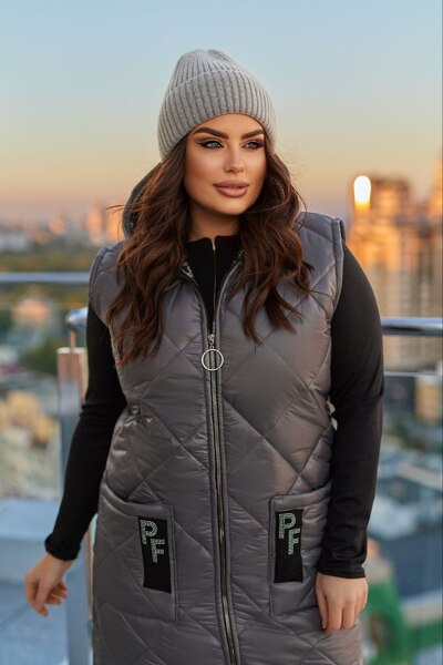 Жилет "Маріель" сірий