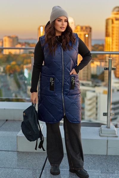 Жилет "Маріель" темно-синій