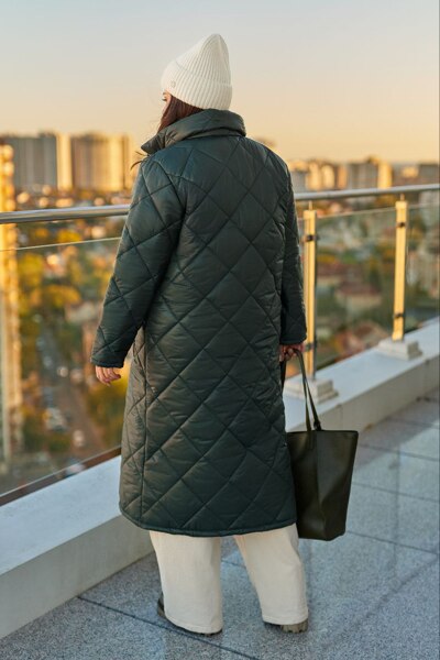 Зимове пальто "Модерн" зелене