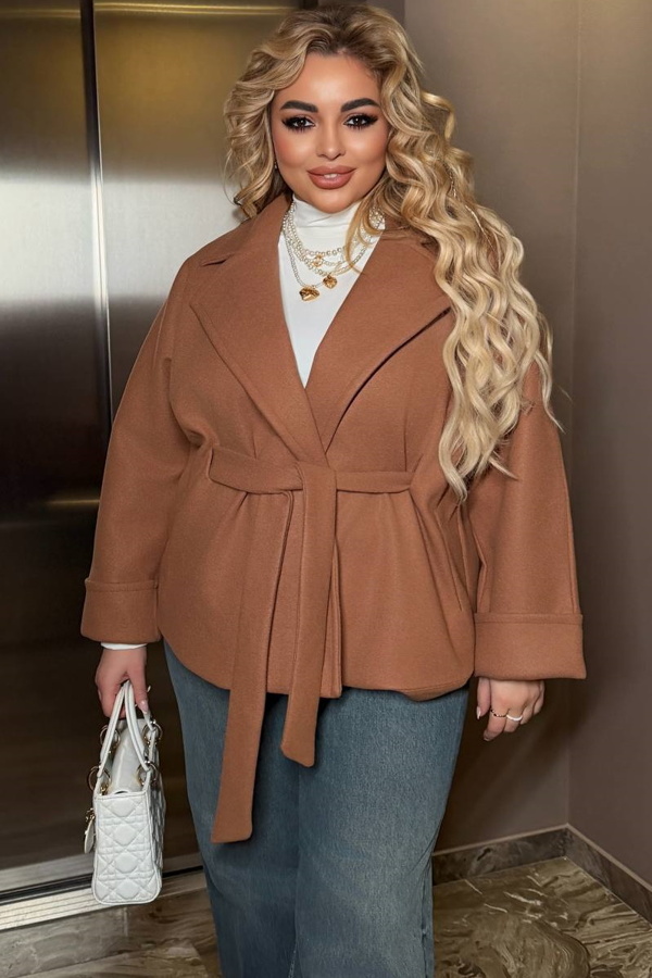 Пальто "Рейчел" карамель