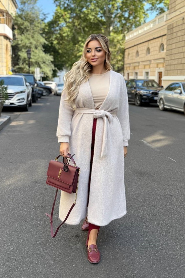 Кардиган "Роуз" бежевий